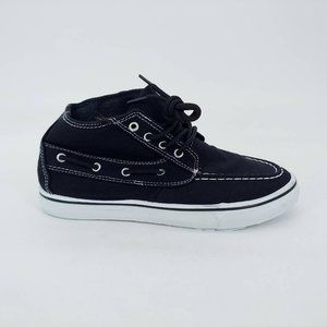 Rockland Womens Athletic Sneakers Shoes Black White High Top Lace‎ Up 7M